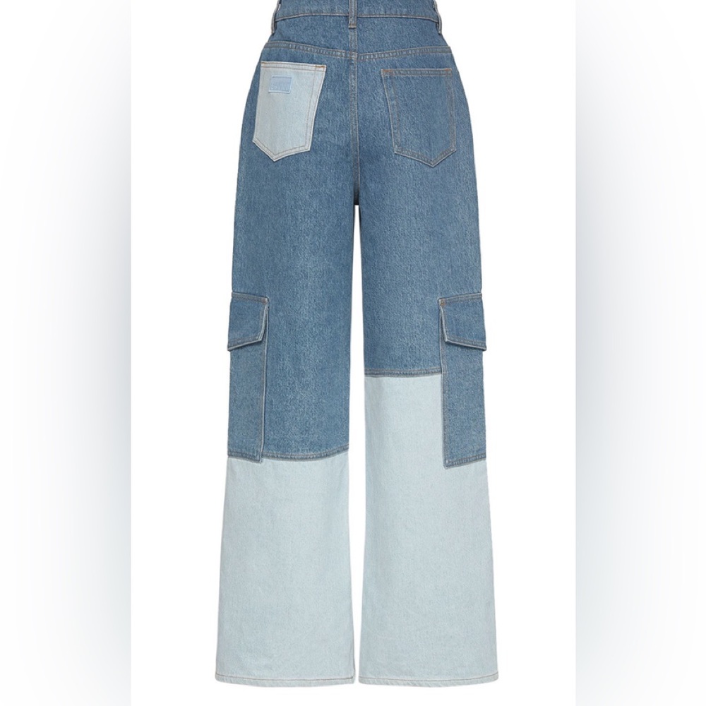 GANNI
High rise cotton denim cargo jeans - Picture 12 of 13